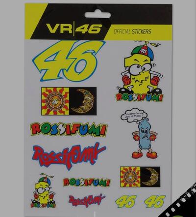 TRIMBOLIMOTO KIT ADESIVI STICKERS VR46 HERITAGE RO