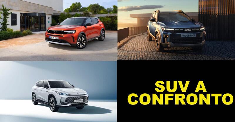 Le SUV del 2025 a confronto: Dacia Bigster vs MG HS vs Opel Frontera