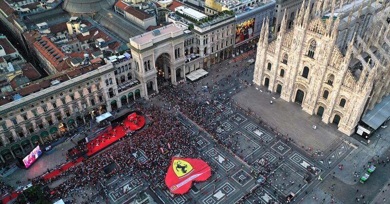 F1. Ferrari conquista Milano: tutte le informazioni, le strade e le fermate della metro M1 chiuse per l&#039;evento con Leclerc ed Hamilton 