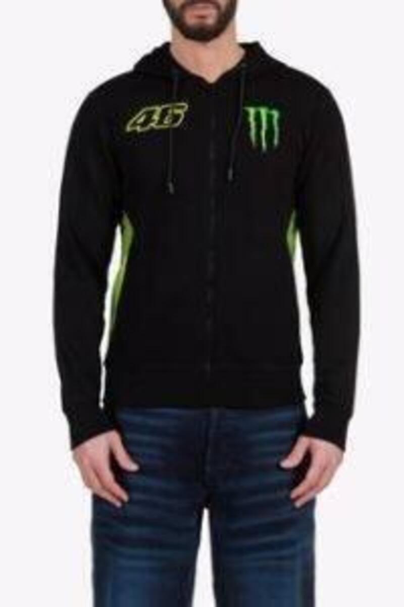 TRIMBOLIMOTO FELPA ZIP VR46 DUAL MONSTER 46 UOMO H