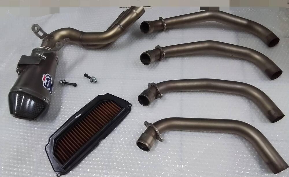 Scarico completo TERMIGNONI in titanio per HONDA C (9)