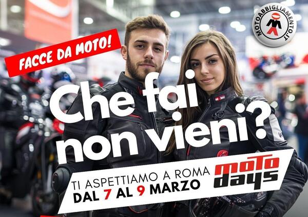 Motoabbigliamento a Motodays 2025: stand, offerte e novità