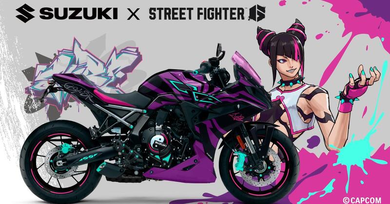 Ma quant&#039;&egrave; bella la Suzuki GSX-8R x Street Fighter 6?