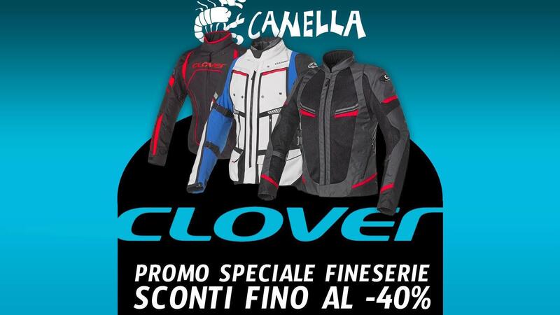 Saldi di FineSerie Clover da Canella Moto!