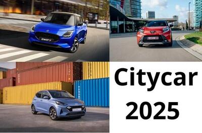 Le utilitarie del 2025: Suzuki Swift vs Hyundai i10 vs Toyota Aygo X