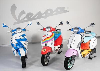 Tre Vespa speciali per i Giochi Mondiali Invernali Special Olympics Torino 2025