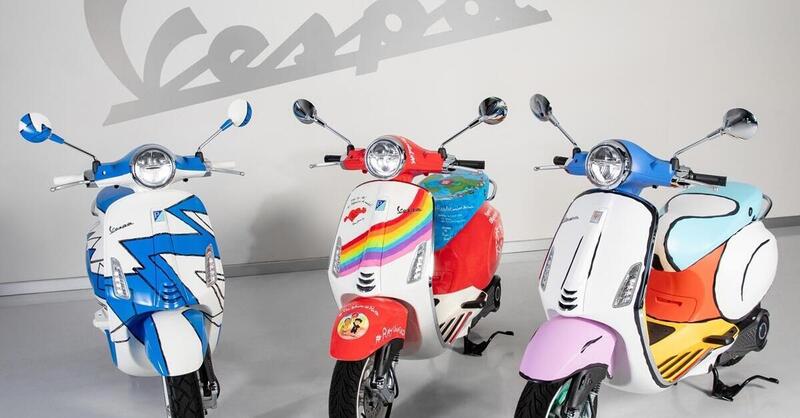 Tre Vespa speciali per i Giochi Mondiali Invernali Special Olympics Torino 2025