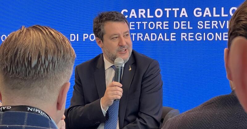 Al convegno sulla sicurezza Salvini fa il punto sul Codice della Strada [GALLERY]