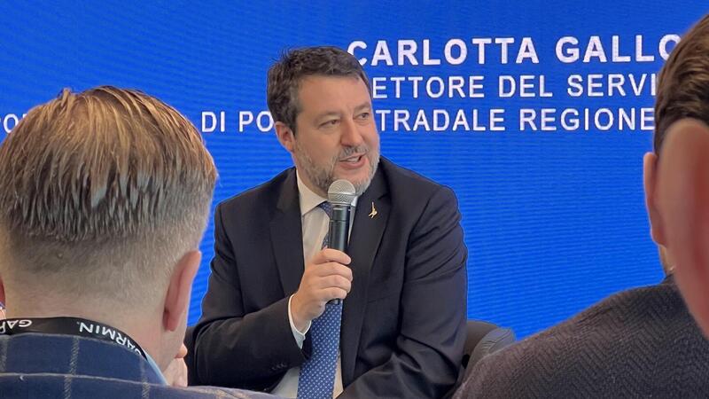 Al convegno sulla sicurezza Salvini fa il punto sul Codice della Strada [GALLERY]