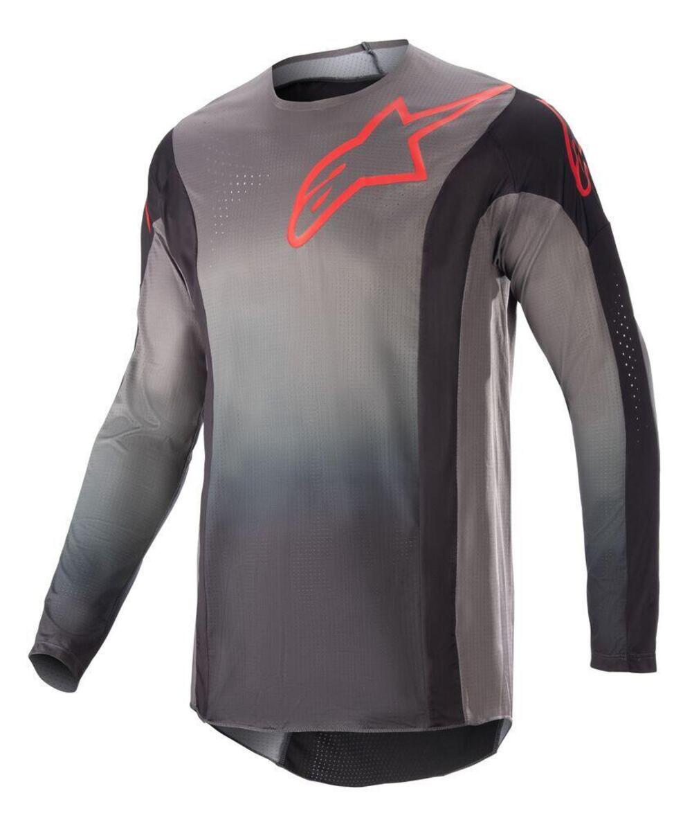 Maglia cross Alpinestars TECHSTAR SEIN Nero Rosso