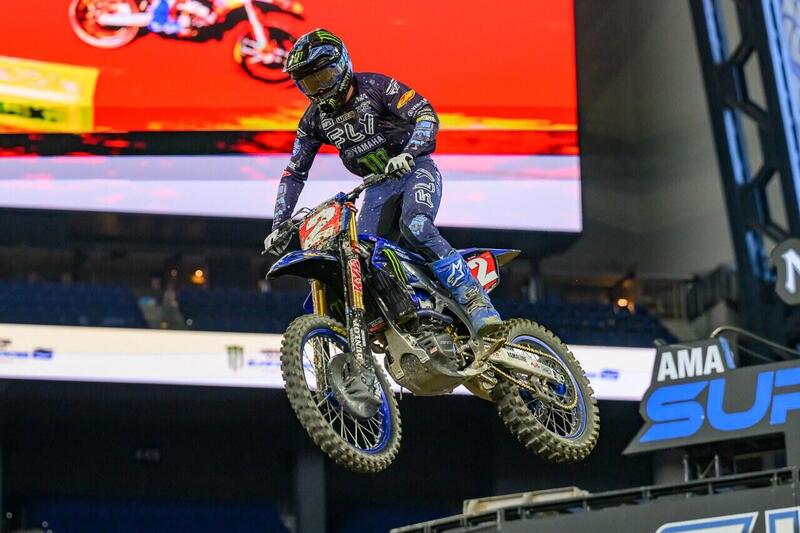 Cooper Webb vince ad Indianapolis ed allunga in campionato. Sexton ancora a terra