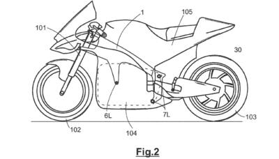 Dalla Honda NR500 alla recente domanda di brevetto Aprilia per un telaio composito carbonio-allumi