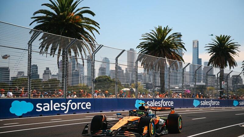 F1. GP Australia 2025: Norris detta il passo nelle FP1 davanti a Sainz e Leclerc. Hamilton in difficolt&agrave;