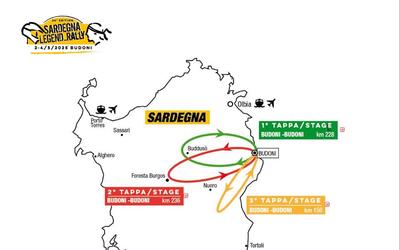 Sardegna Legend Rally, scopriamo i percorsi