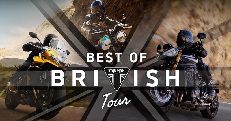 Triumph: torna il roadshow nazionale Best of British Tour 2025