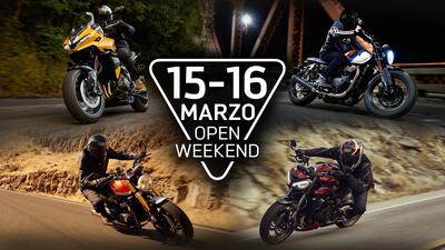 Open Weekend Triumph: la tua occasione per provare le moto made in UK