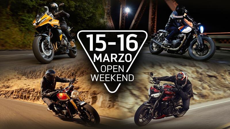 Open Weekend Triumph: la tua occasione per provare le moto made in UK