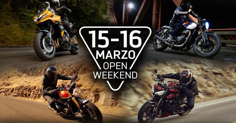 Open Weekend Triumph: la tua occasione per provare le moto made in UK