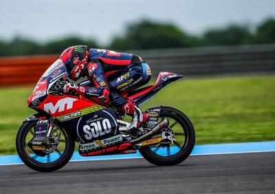 MotoGP 2025. GP dell'Argentina. Moto3: Angel Piqueras vincitore all'ultimo giro! Salgono sul podio Adrian Fernandez e José Antonio Rueda