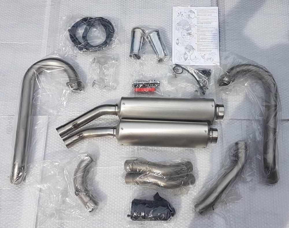 SCARICO COMPLETO RACING STEP 1 NUOVO PER MOTO GUZZ Lafranconi (4)