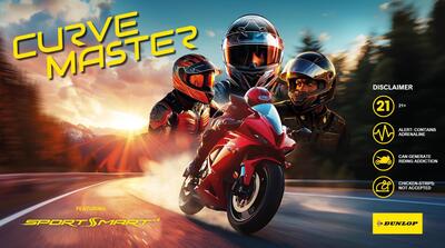 CURVEMASTER: Dunlop presenta la nuova SportSmart mk4 in modalit&agrave; "videogame"