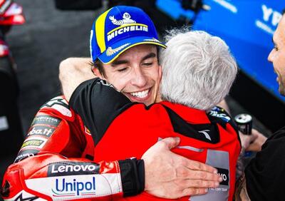 MotoGP 2025. GP di Argentina. Gigi Dall'Igna, quanti complimenti a Marc Marquez: Talento stellare, autorevolezza innata. Pecco Bagnaia? Mi spiace