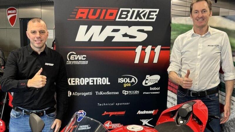 Il Team Aviobike WRS correr&agrave; nel mondiale EWC 2025 con la nuova Panigale V4 