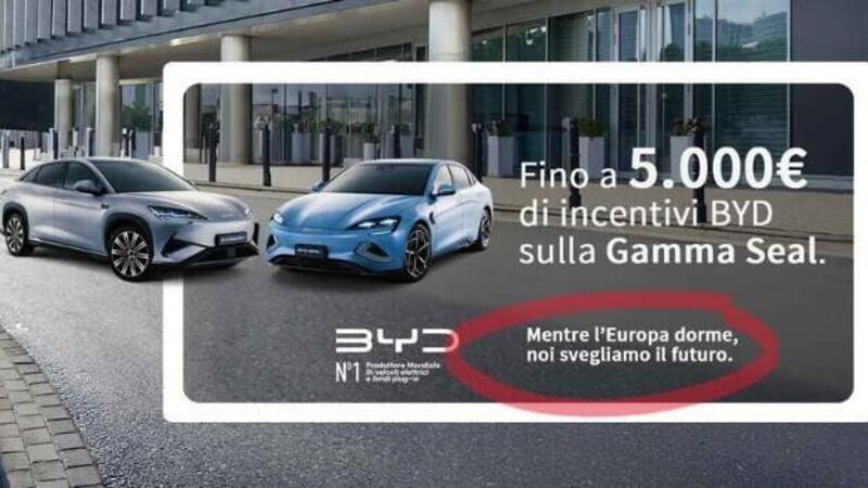 BYD: la pubblicit&agrave; provocatoria, sveglia Europa!