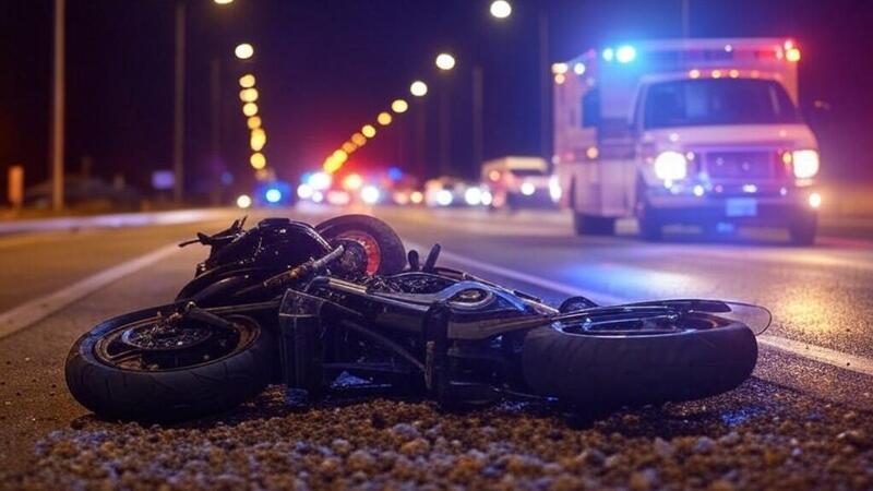Pescara, madre motociclista perde la vita in un incidente in moto. L&#039;impatto con il guard rail &egrave; stato fatale