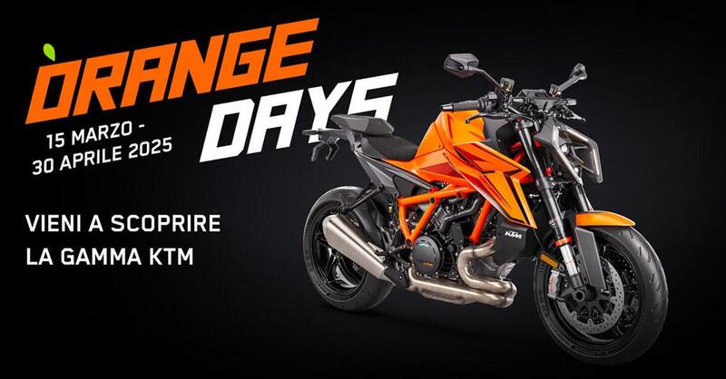 Orange Days: porte aperte nelle concessionarie KTM