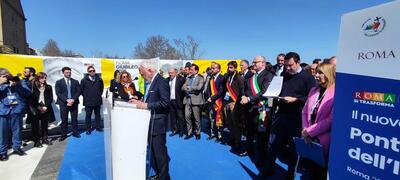 Roma, riaperto il Ponte dell'Industria