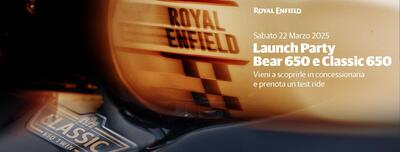 Royal Enfield Launch Party: la tua occasione per provare le nuove Bear 650 e Classic 650