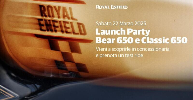 Royal Enfield Launch Party: la tua occasione per provare le nuove Bear 650 e Classic 650