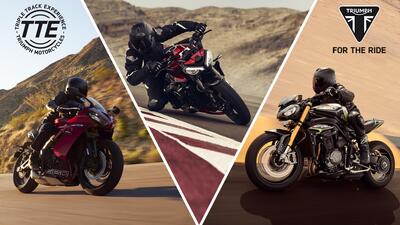 Triumph Speed Triple 1200 RS, Street Triple 765 RS e Daytona 660: puoi provarle in pista! Ecco quando