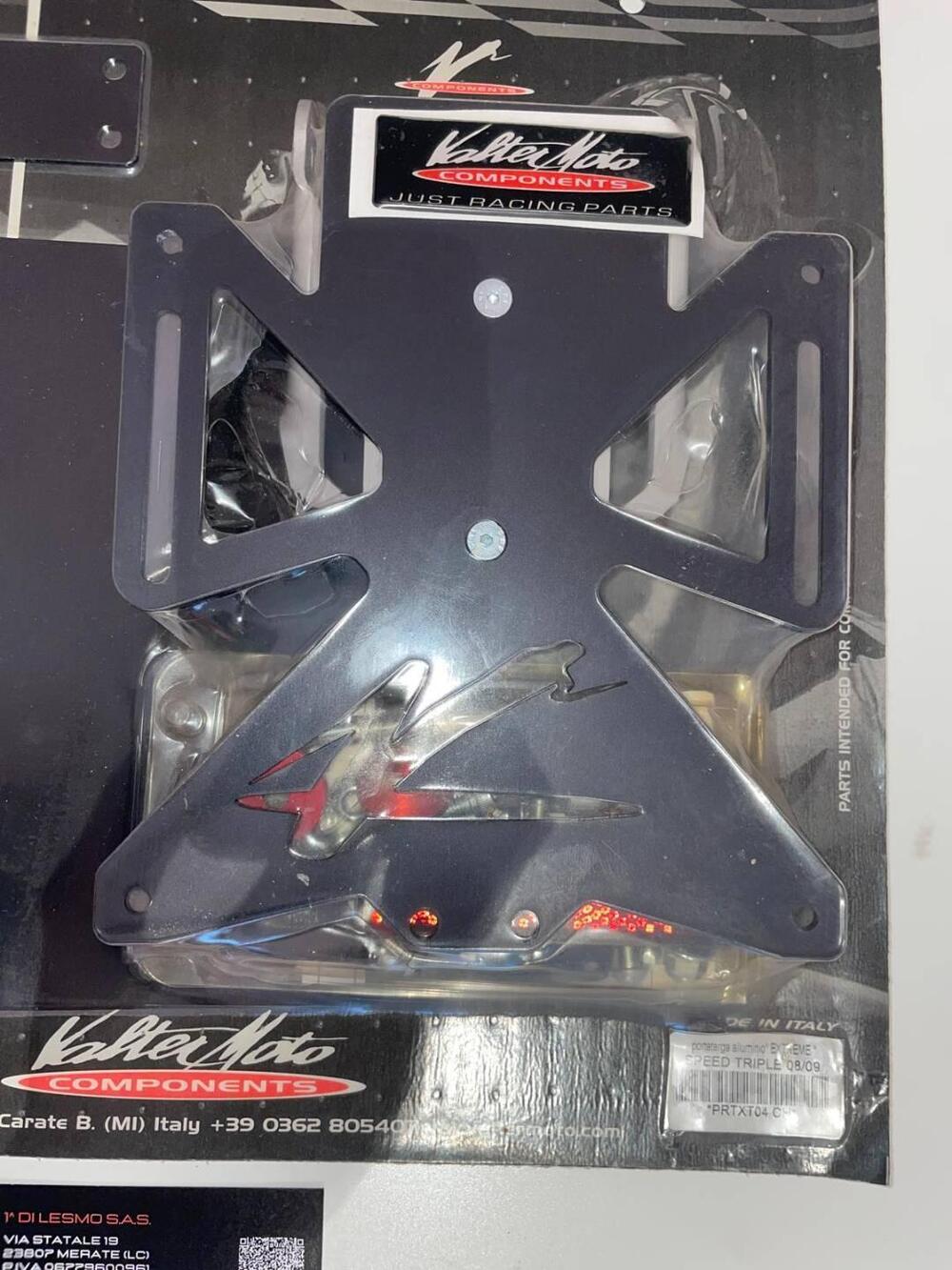 Kit portatarga racing in alluminio street triple Valter Moto Components (2)