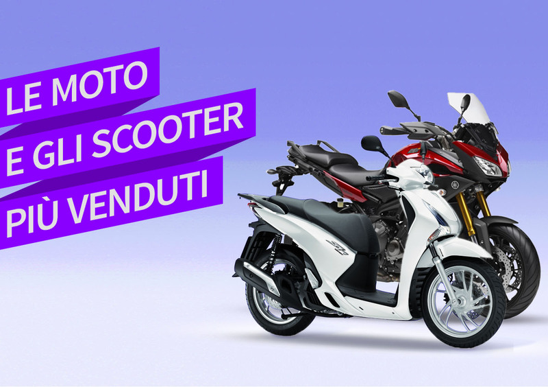 Mercato a marzo: moto in attivo, ma scooter gi&ugrave;. Le Top 100