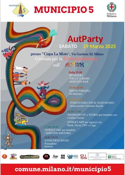 Milano celebra la neurodiversit&agrave; con &quot;AutParty&quot; da Ciapa la Moto: arte, musica e inclusione