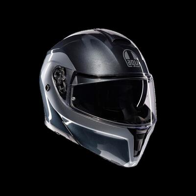 casco modulare AGV Streetmodular Levico grigio arg