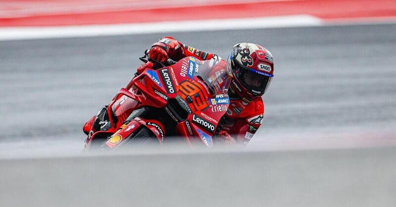 MotoGP 2025. GP delle Americhe. Marc Marquez 1&deg; nelle Pre-qualifiche, Pecco Bagnaia 10&deg; e ultima Ducati [RISULTATI]
