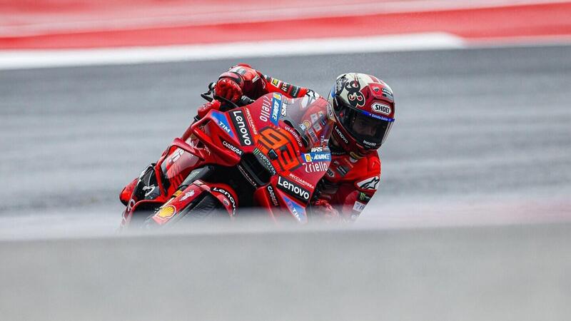 MotoGP 2025. GP delle Americhe. Marc Marquez 1&deg; nelle Pre-qualifiche, Pecco Bagnaia 10&deg; e ultima Ducati [RISULTATI]