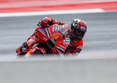 MotoGP 2025. GP delle Americhe. Marc Marquez 1° nelle Pre-qualifiche, Pecco Bagnaia 10° e ultima Ducati [RISULTATI]