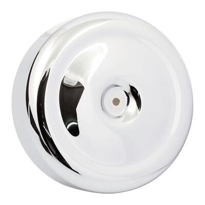 Coperchio filtro aria cromato rotondo liscio per X Mikuni