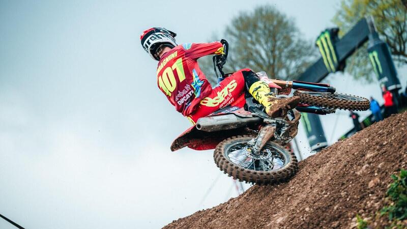 MXGP. Mattia Guadagnini infortunato in allenamento, fratturate sei costole