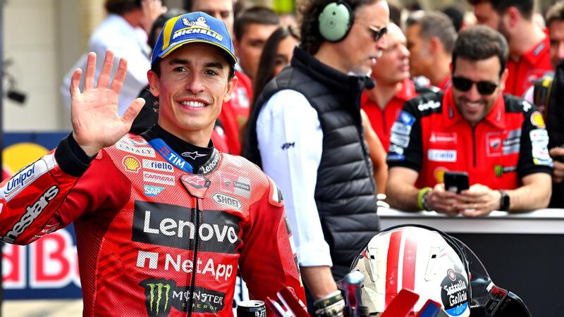 MotoGP 2025. GP delle Americhe. Marc Marquez: &quot;Davide Tardozzi mi ha messo in testa che vincere con mezzo secondo o tre &egrave; lo stesso!&quot;