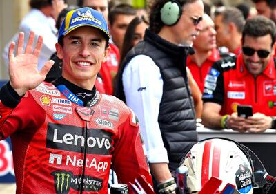 MotoGP 2025. GP delle Americhe. Marc Marquez: Davide Tardozzi mi ha messo in testa che vincere con mezzo secondo o tre è lo stesso!