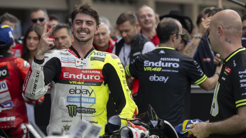 MotoGP 2025. GP delle Americhe. Fabio Di Giannantonio: &quot;Questo podio viene da un errore di Marc Marquez, al settimo giro il braccio sinistro mi aveva salutato&quot;