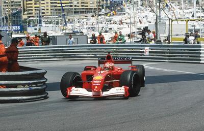 F1: la Ferrari F2001 di Schumacher rivive durante il GP di Monaco