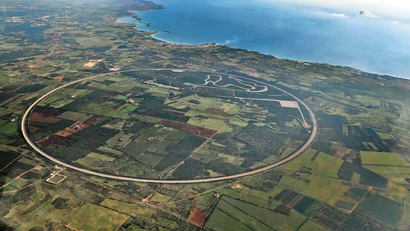 Panoramica della pista di Nard&ograve;