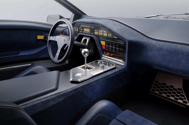 Interni della Lamborghini Diablo