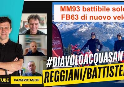 Loris Reggiani e Simone Battistella commentato il GP delle Americhe [VIDEO]